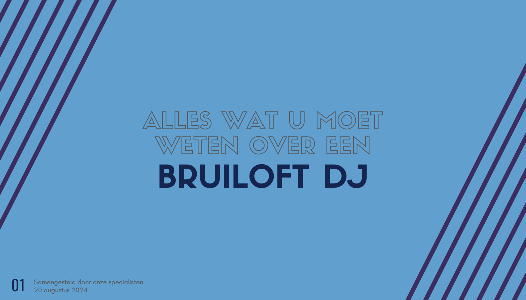 Alles wat u moet weten over een bruiloft DJ