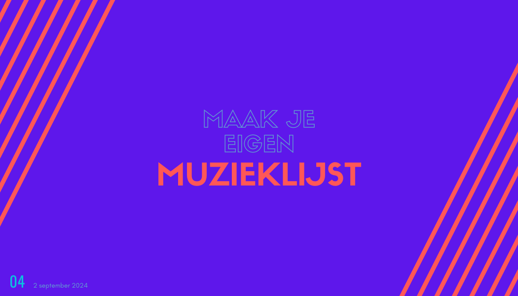 Maak je eigen muzieklijst