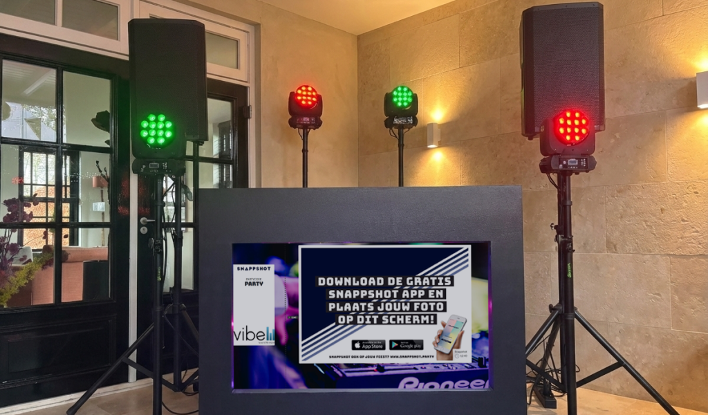 Schermweergave met booth S&V